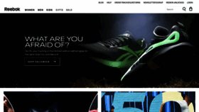 What Reebok.com website looked like in 2019 (5 years ago)