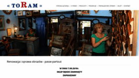 What Ramy-toram.pl website looked like in 2019 (5 years ago)