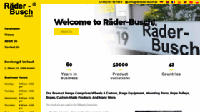 What Raeder-busch.com website looked like in 2019 (4 years ago)