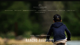 What Ranchoavandaro.com.mx website looked like in 2019 (6 years ago)