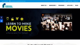 What Ramanaidufilmschool.net website looked like in 2019 (4 years ago)