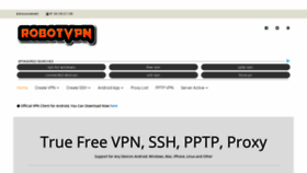 What Robotvpn.com website looked like in 2019 (4 years ago)