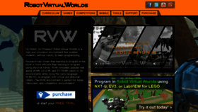 What Robotvirtualworlds.com website looked like in 2019 (4 years ago)