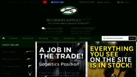 What Reloaders.co.nz website looked like in 2019 (4 years ago)
