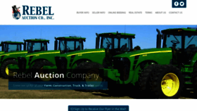 What Rebelauction.net website looked like in 2019 (4 years ago)