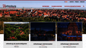 What Rothenburg-tourismus.de website looked like in 2019 (4 years ago)