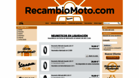 What Recambiomoto.com website looked like in 2019 (4 years ago)