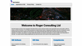 What Rogerconsultingltd.com website looked like in 2019 (4 years ago)