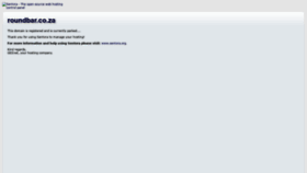 What Roundbar.co.za website looked like in 2019 (6 years ago)