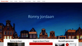 What Ronnyjordaan.com website looked like in 2019 (4 years ago)
