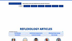 What Reflexology-map.com website looked like in 2019 (4 years ago)