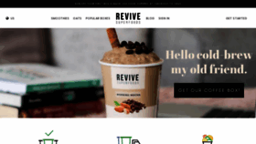 What Revivesuperfoods.com website looked like in 2019 (4 years ago)