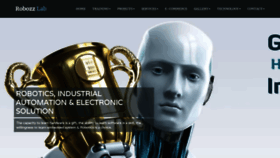 What Robozzlab.com website looked like in 2019 (4 years ago)
