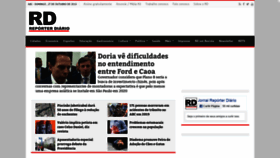 What Reporterdiario.com.br website looked like in 2019 (4 years ago)