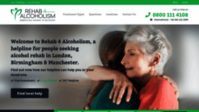What Rehab4alcoholism.com website looked like in 2019 (4 years ago)