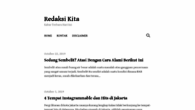 What Redaksikita.com website looked like in 2019 (4 years ago)