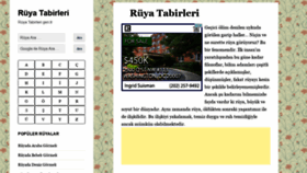 What Ruyatabirleri.gen.tr website looked like in 2019 (4 years ago)