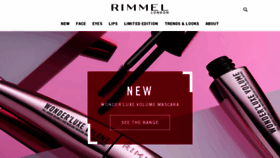 What Rimmellondon.com website looked like in 2019 (4 years ago)