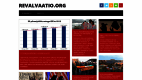 What Revalvaatio.org website looked like in 2019 (4 years ago)