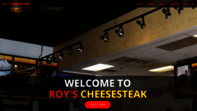 What Royscheesesteak.com website looked like in 2019 (4 years ago)