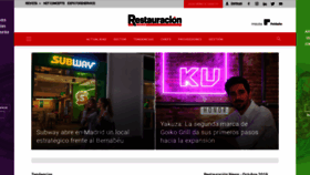 What Restauracionnews.com website looked like in 2019 (4 years ago)