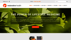 What Restorativehealth.org website looked like in 2019 (4 years ago)