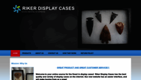 What Rikerdisplaycases.com website looked like in 2019 (4 years ago)