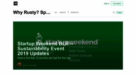 What Rustysparkplug.com website looked like in 2019 (4 years ago)