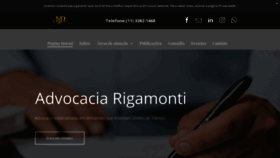 What Rigamonti.com.br website looked like in 2019 (4 years ago)