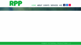 What Robertpeterpaulproductions.com website looked like in 2019 (4 years ago)