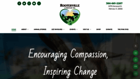 What Rooterville.org website looked like in 2019 (4 years ago)