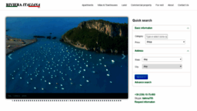 What Riviera-italiana.com website looked like in 2019 (4 years ago)