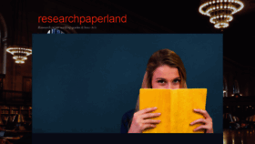 What Researchpaperland.com website looked like in 2019 (4 years ago)