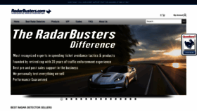 What Radarbusters.com website looked like in 2019 (4 years ago)