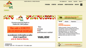 What Rajski-vrt.si website looked like in 2019 (4 years ago)