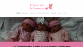 What Reborndollsbysamantha.co.uk website looked like in 2019 (4 years ago)