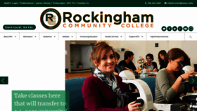 What Rockinghamcc.edu website looked like in 2019 (4 years ago)