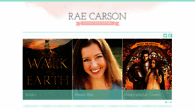 What Raecarson.com website looked like in 2019 (4 years ago)
