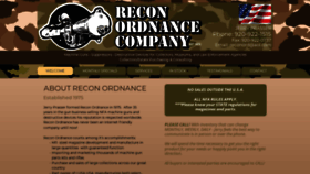 What Reconord.com website looked like in 2019 (4 years ago)
