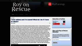 What Royonrescue.com website looked like in 2019 (4 years ago)