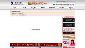 What Risou.com website looked like in 2019 (4 years ago)