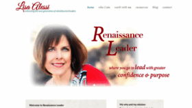 What Renaissanceleader.com website looked like in 2019 (4 years ago)