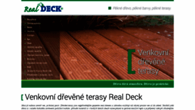 What Realdeck.cz website looked like in 2019 (4 years ago)