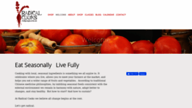 What Radicalcooks.com website looked like in 2019 (4 years ago)