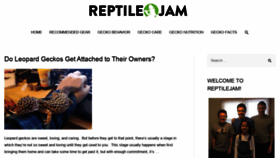 What Reptilejam.com website looked like in 2019 (4 years ago)
