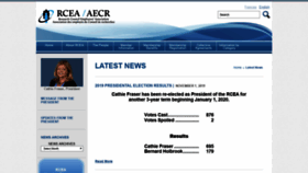 What Rcea.ca website looked like in 2019 (4 years ago)