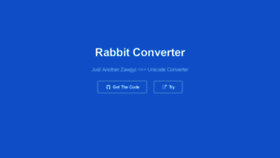 What Rabbit-converter.org website looked like in 2019 (4 years ago)