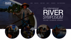 What Riversymposium.com website looked like in 2019 (4 years ago)