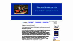 What Readersworkshop.org website looked like in 2019 (4 years ago)