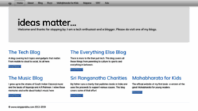 What Rangaprabhu.com website looked like in 2019 (4 years ago)